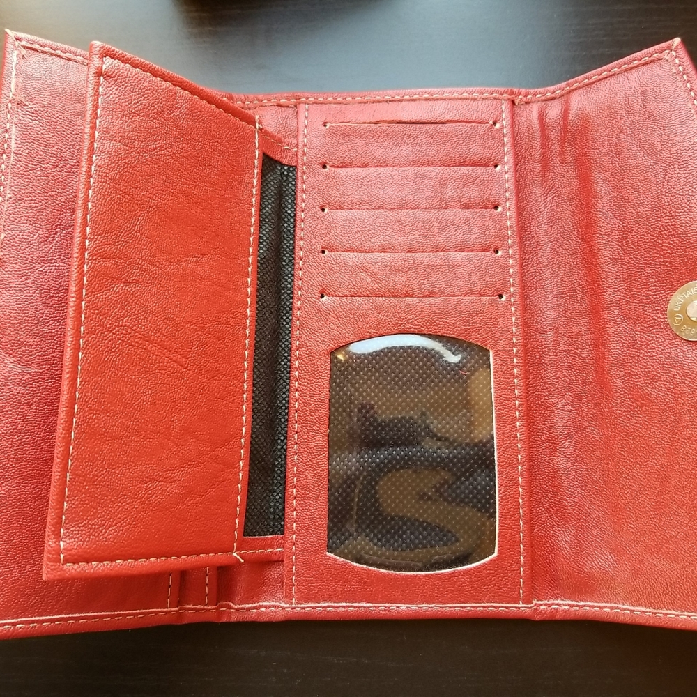 Peruvian Woven Trifold Multi Color Wallet - Picture 3 of 4